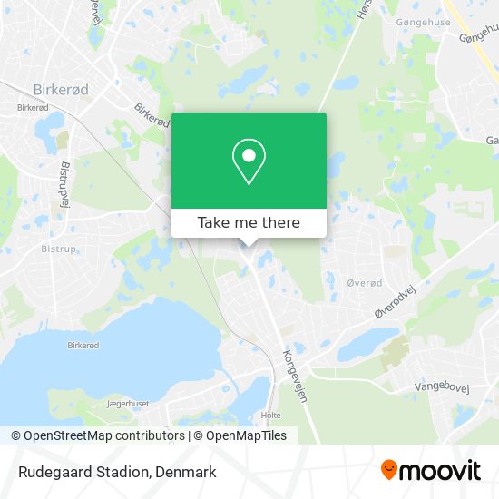 Rudegaard Stadion map
