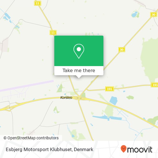 Esbjerg Motorsport Klubhuset map