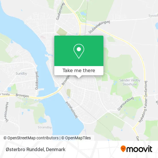 Østerbro Runddel map