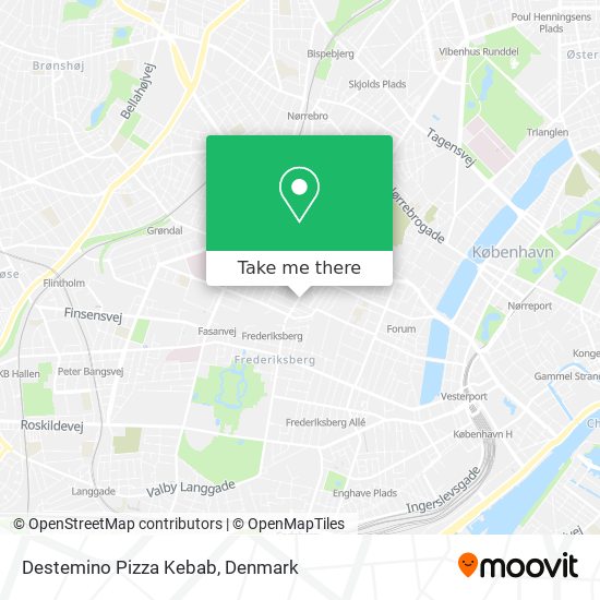 Destemino Pizza Kebab map