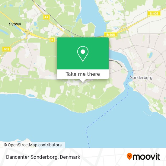 Dancenter Sønderborg map