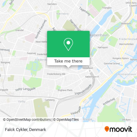 Falck Cykler map