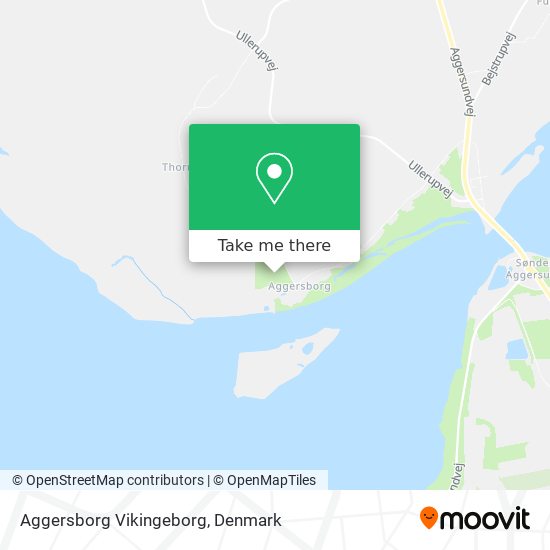Aggersborg Vikingeborg map