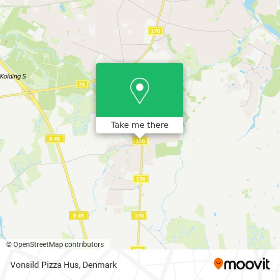 Vonsild Pizza Hus map