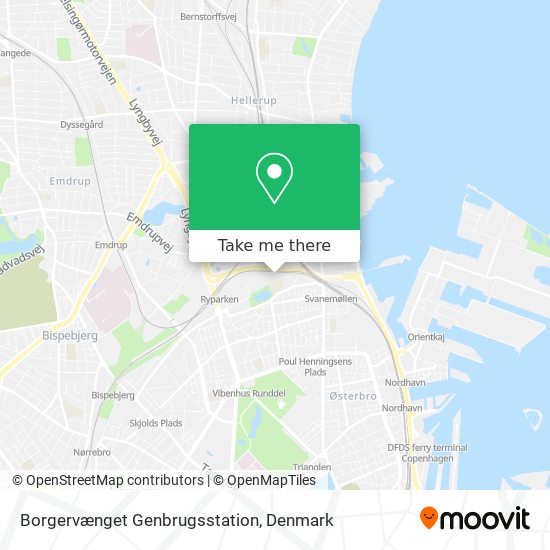 Borgervænget Genbrugsstation map