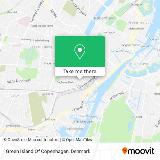 Green Island Of Copenhagen map