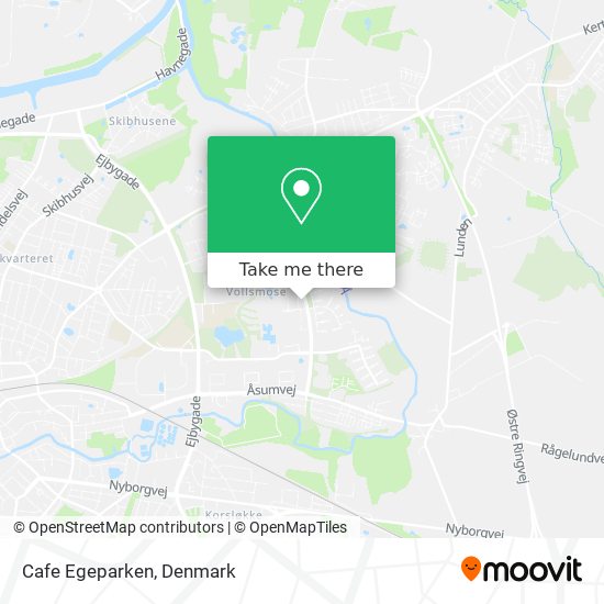 Cafe Egeparken map