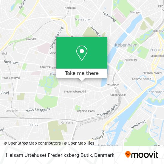 Helsam Urtehuset Frederiksberg Butik map