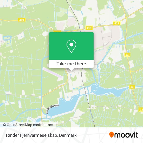 Tønder Fjernvarmeselskab map