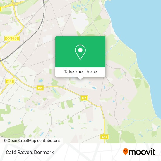 Café Ræven map