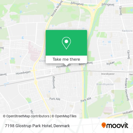 7198 Glostrup Park Hotel map