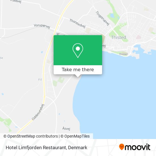 Hotel Limfjorden Restaurant map