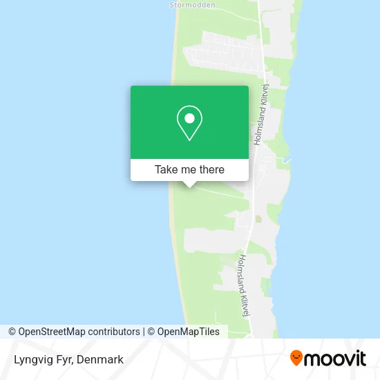 Lyngvig Fyr map