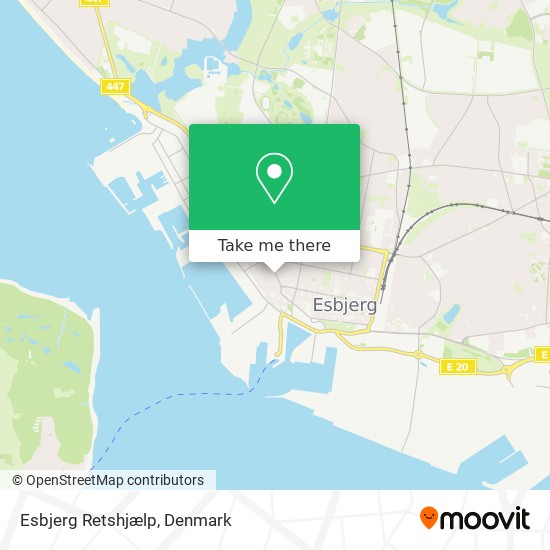 Esbjerg Retshjælp map