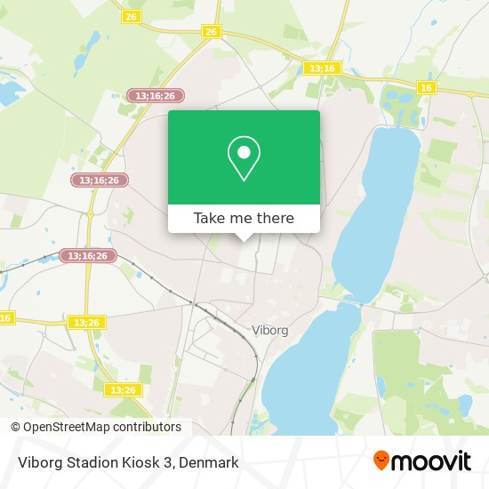 Viborg Stadion Kiosk 3 map
