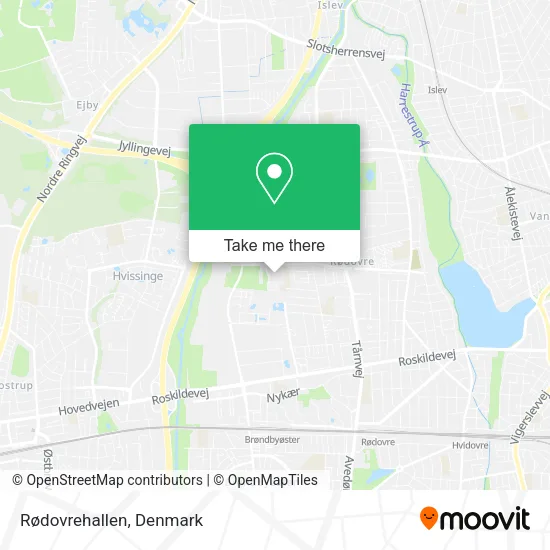 Rødovrehallen map