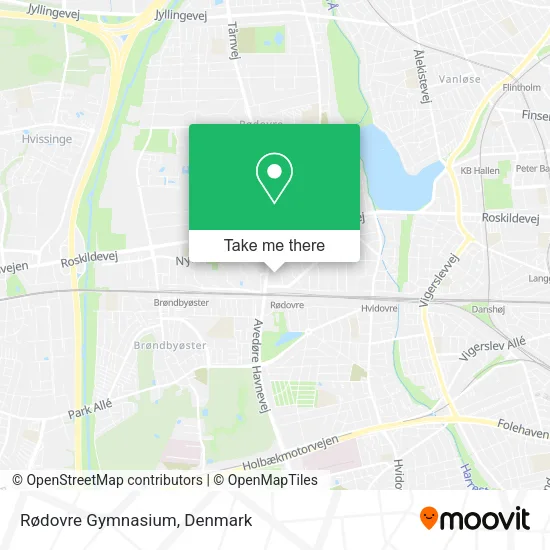 Rødovre Gymnasium map