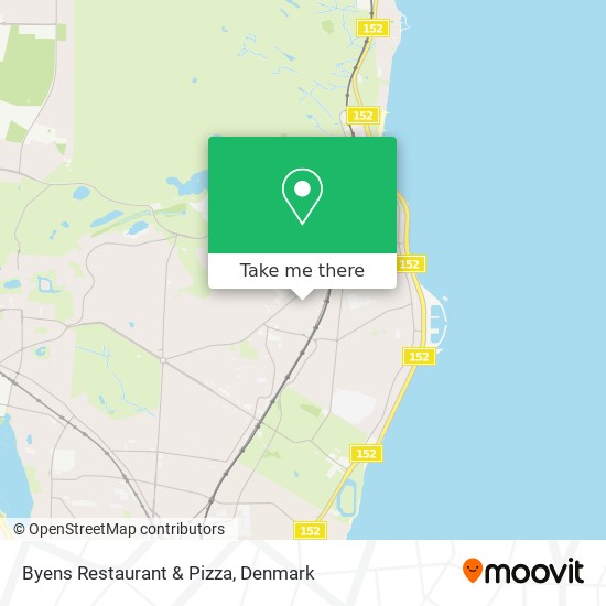 How to get to Byens Restaurant & Pizza in Gentofte Bus, or Metro?
