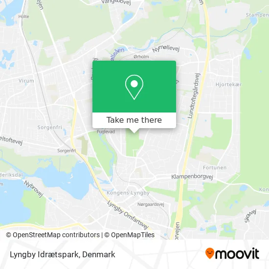 Lyngby Idrætspark map