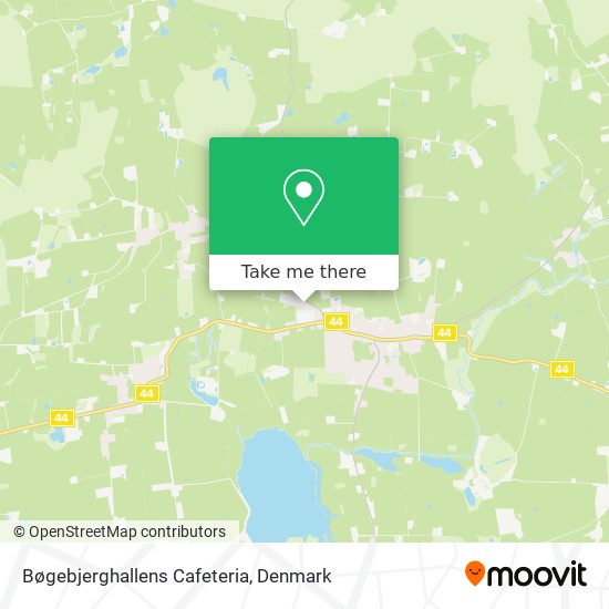 Bøgebjerghallens Cafeteria map
