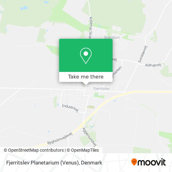 Fjerritslev Planetarium (Venus) map
