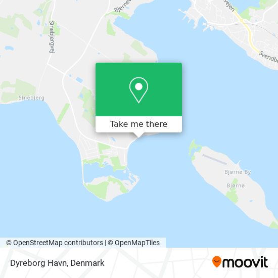 Dyreborg Havn map