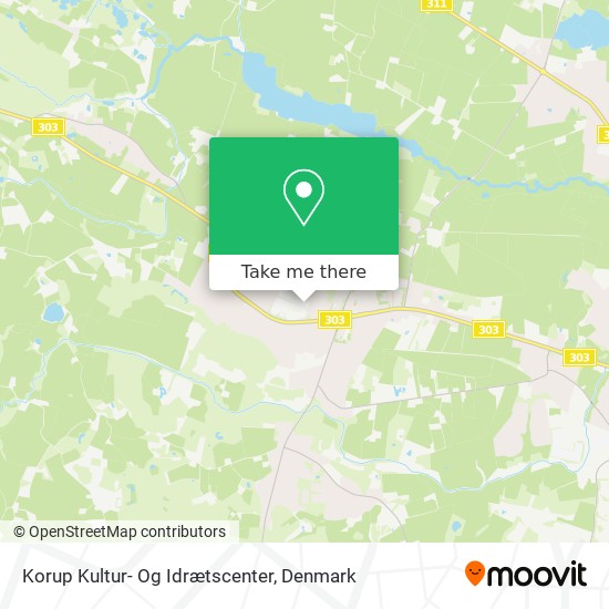 Korup Kultur- Og Idrætscenter map