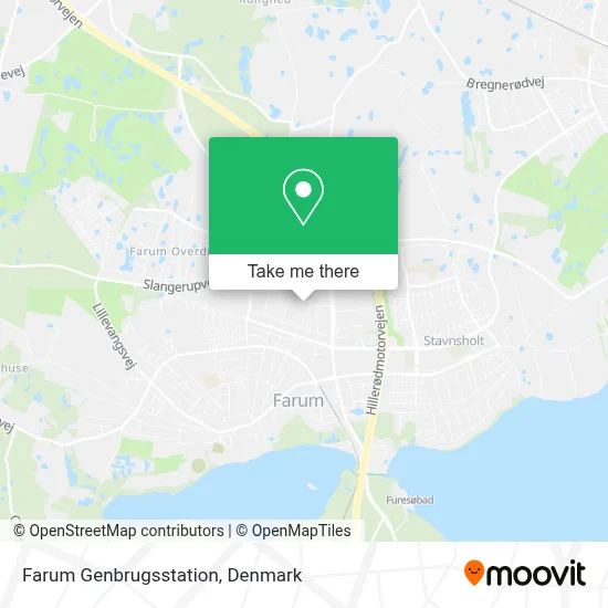 Farum Genbrugsstation map