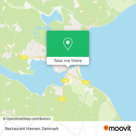 Restaurant Havnen map