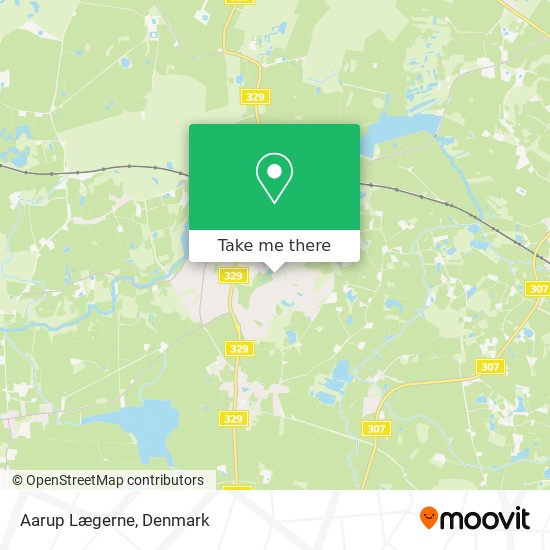 Aarup Lægerne map