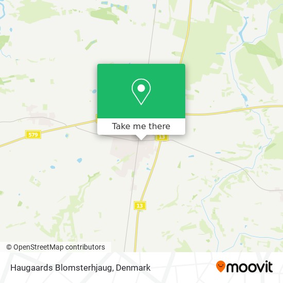 Haugaards Blomsterhjaug map