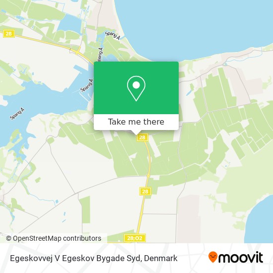 Egeskovvej V Egeskov Bygade Syd map