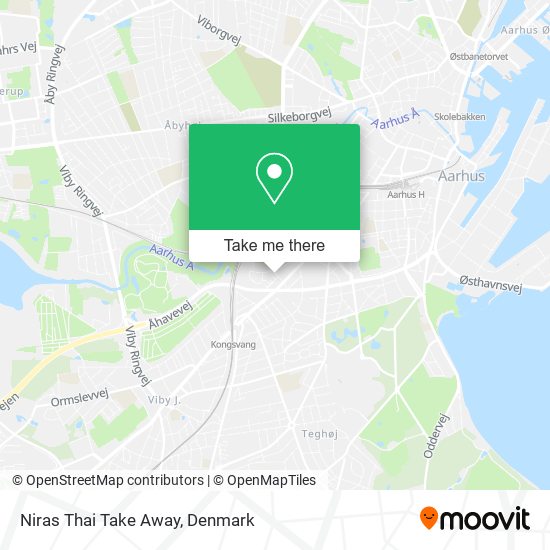 Niras Thai Take Away map