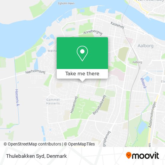 Thulebakken Syd map