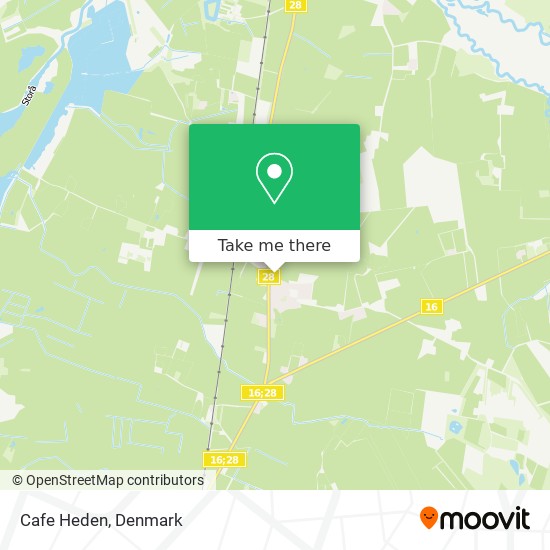 Cafe Heden map