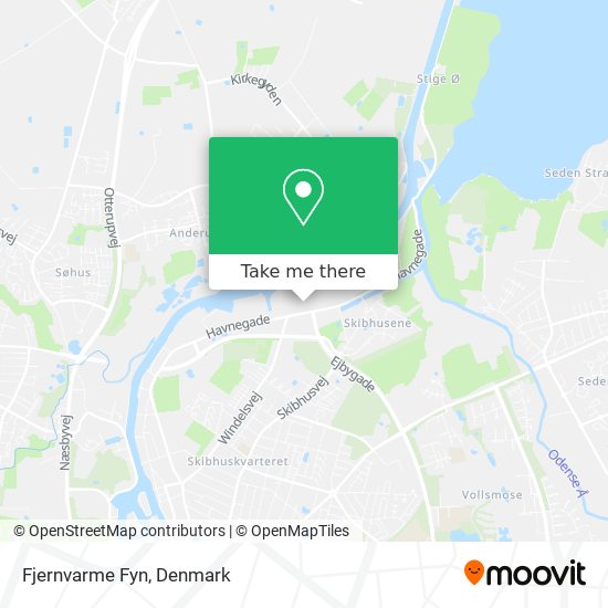 Fjernvarme Fyn map