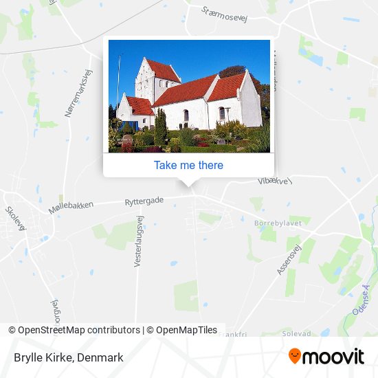 Brylle Kirke map