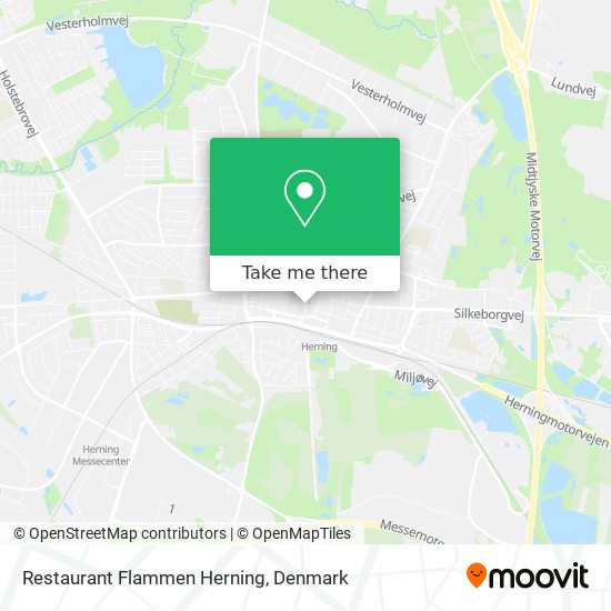 Restaurant Flammen Herning map