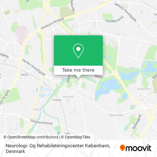 Neurologi- Og Rehabileteringscenter København map