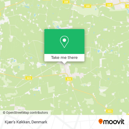 Kjær's Køkken map