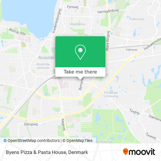 Byens Pizza & Pasta House map