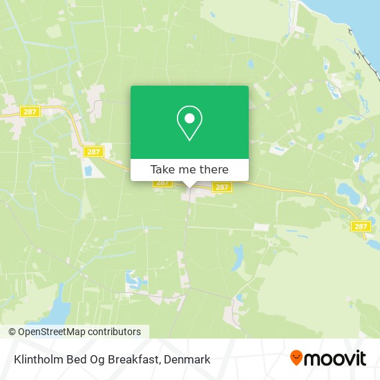 Klintholm Bed Og Breakfast map