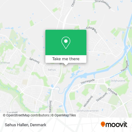 Søhus Hallen map