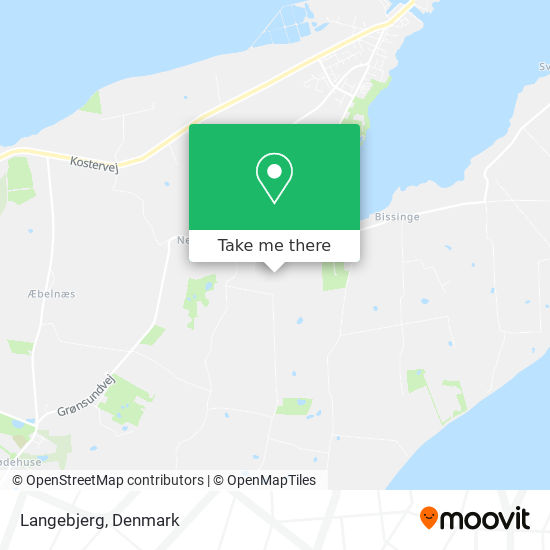 Langebjerg map