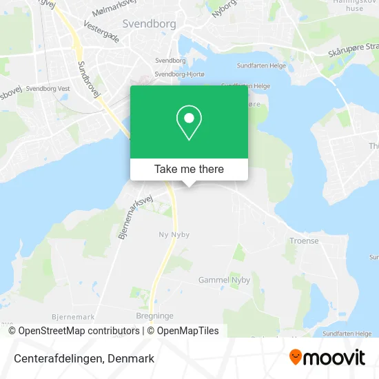 Centerafdelingen map