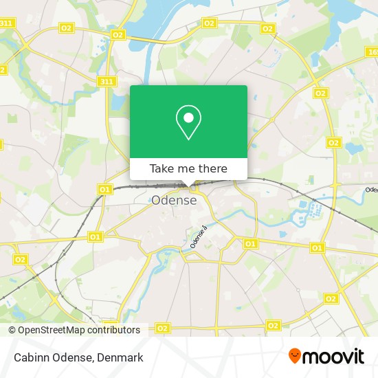 Cabinn Odense map