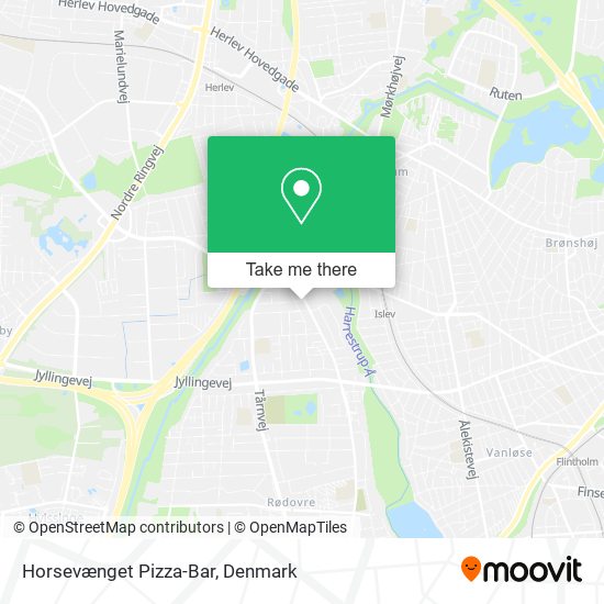 Horsevænget Pizza-Bar map