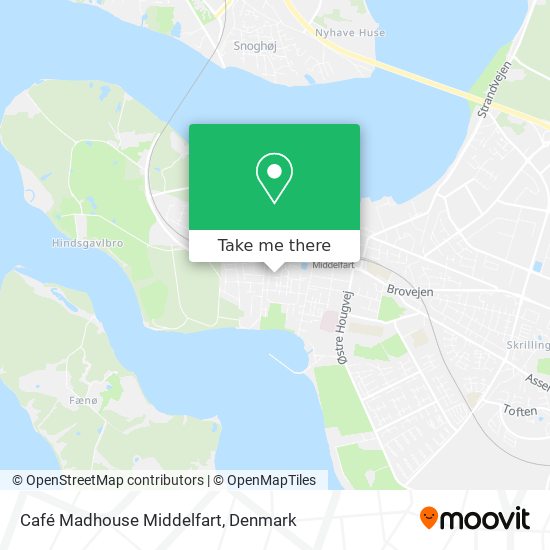 Café Madhouse Middelfart map