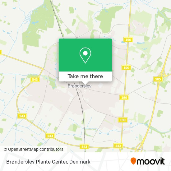 Brønderslev Plante Center map