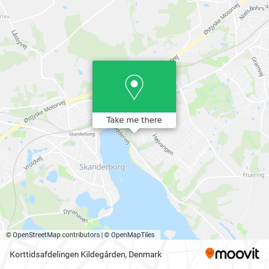 Korttidsafdelingen Kildegården map
